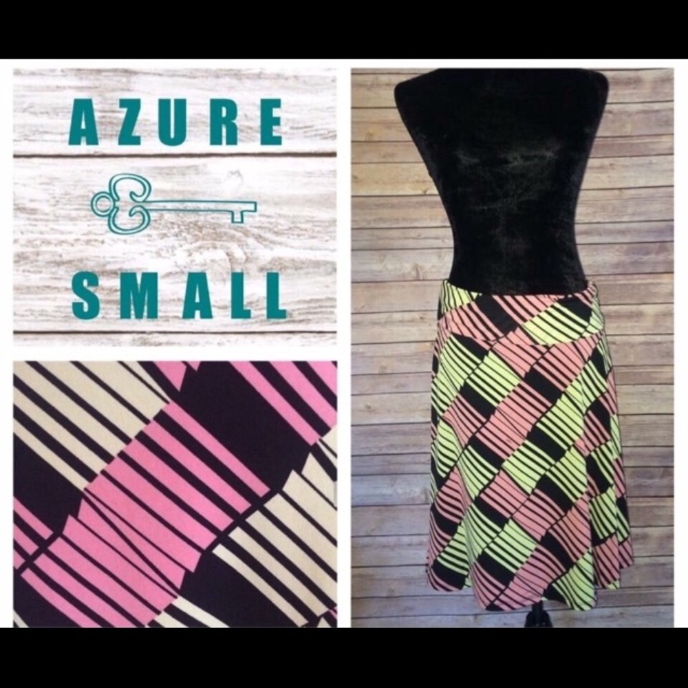 NWT Small Neon Lularoe Skirt
